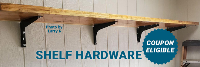 Shelf Hardware - Coupon Eligible