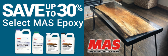 ave Up to 30% on Select MAS Epoxy