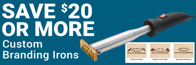 Save $20 or More on Custom Branding Irons