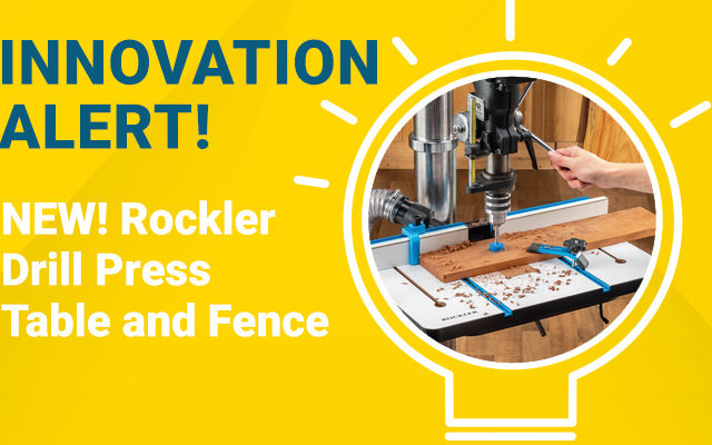 Rockler Innovation - New Rockler Drill Press Table and Fence