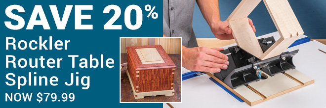 Rockler Router Table Spline Jig - Save 20%