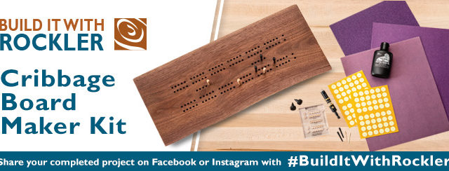 Build It with Rockler Cribbage Board Maker Kit