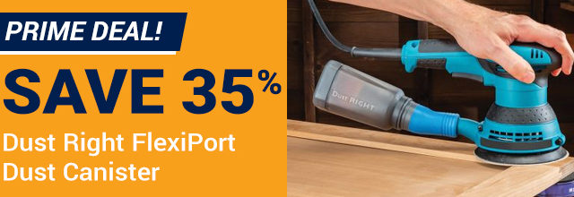 Save 35% on Dust Right Flexiport Dust Canister