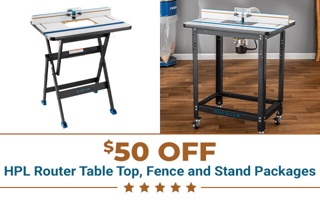New Rockler Router Table Half Lap Jig