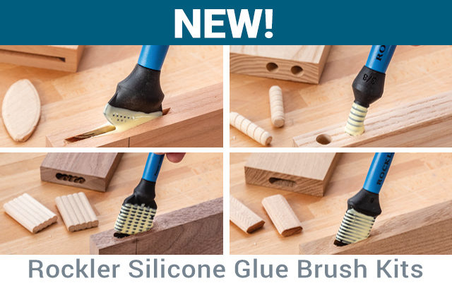 New Rockler Specialty Glue Brushes