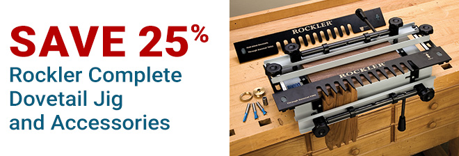 Save 25% on Rockler Complete Dovetail Jig