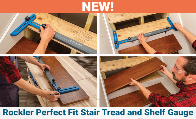 New Rockler Perfect Fit Stair Tread and Shelf Gauge