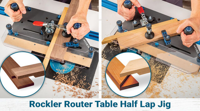 Rockler's New Half Lap Cutting Jig