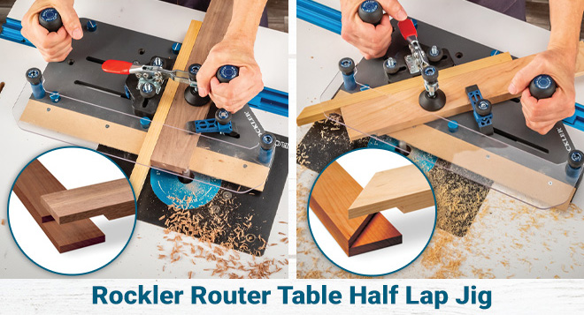 Rockler's New Half Lap Cutting Jig