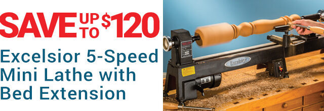 Save $50 on High-Speed Steel Ergonomic Turning Tool Sets