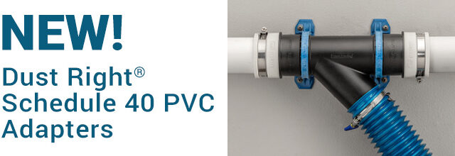 Dust Right Schedule 40 PVC Adapters