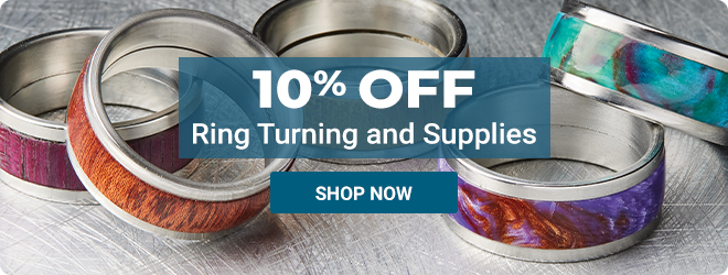 10% Off Ring Turning Kits and Supplies