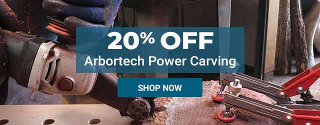 Save 20% on Arbortech Power Carving Tools