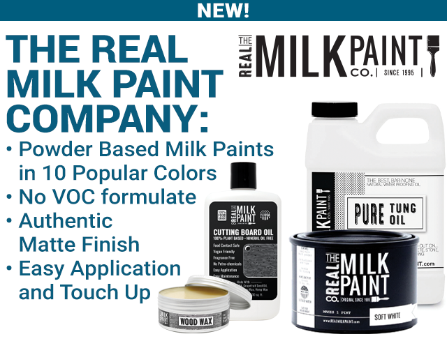 New! The Real Milk Paint Company Finishes