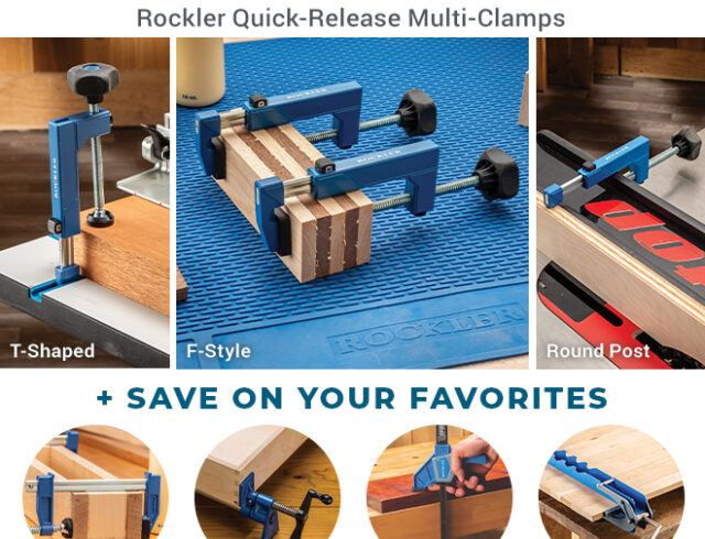 See Rockler's Most Versatile Clamp and Save on Favorites