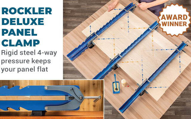 Rockler's Aaward Winning Dust Panel Clamp