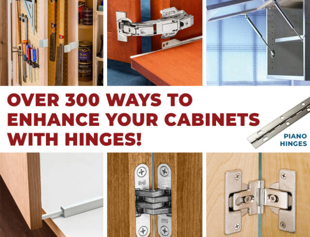 Over 300 Ways to Enhance Your Cabinets with Hinges