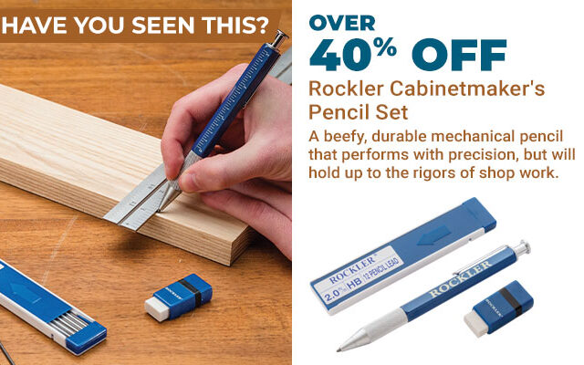 Over 40% Off Cabinet Maker's Pen Set