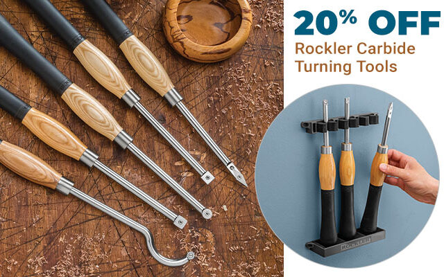 20% Off Rockler Carbide Turning Tools
