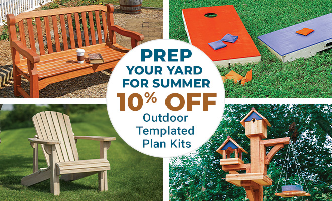 10% Outdoor Templated Plan Kits