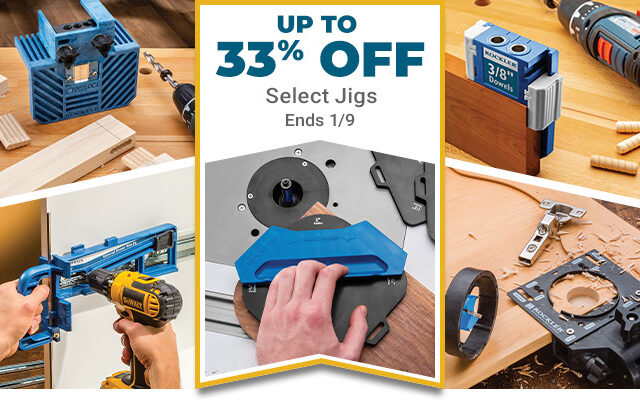 Up to 33% Off Select Jigs - Through 1/9