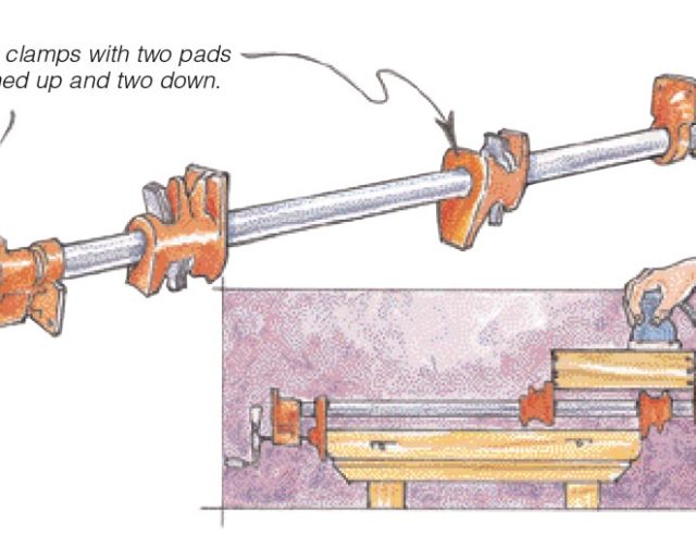 Double-duty Bench Clamps