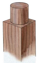 Round- vs. Square-Edged Tenons