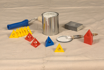 3D Printed Painters Pyramids or Painters Points (Stackable) by