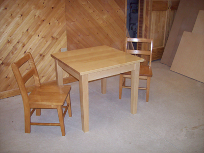 Country School Table and Chairs Set