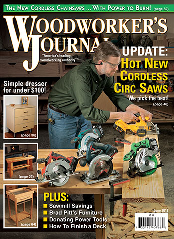 Woodworker’s Journal – May/June 2013