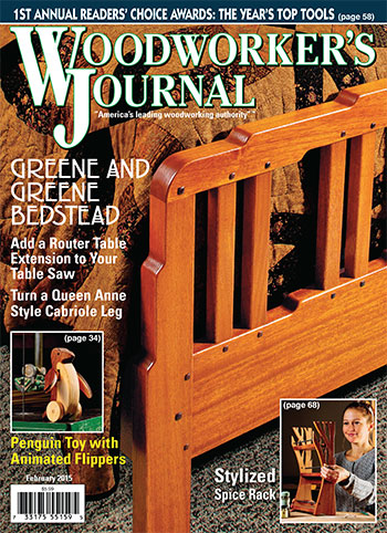 Woodworker’s Journal – January/February 2015