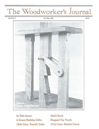 Woodworker’s Journal – November/December 1980