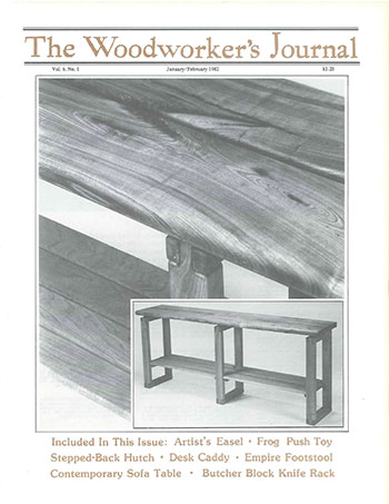 Woodworker’s Journal – January/February 1982