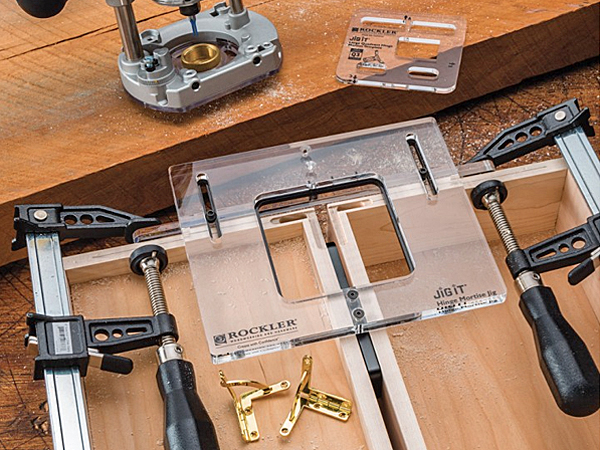 Rockler JIG IT Hinge Mortising Jig Woodworker's ...