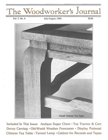 Woodworker’s Journal – July/August 1983