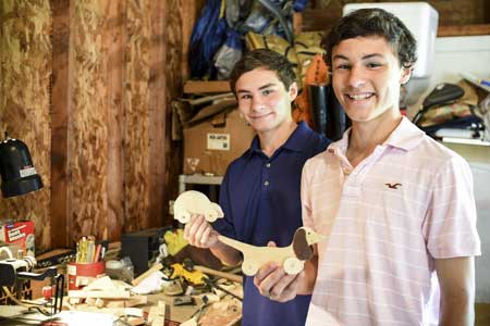 Logan and Sam Leppo: Making Wooden Toys for Homeless Kids