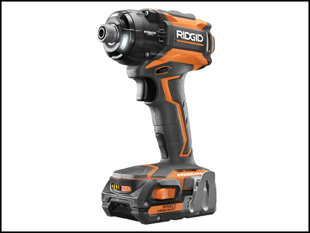 RIDGID® Stealth Force Brushless 18V 3-Speed Pulse Driver