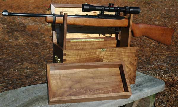 Rifle &amp; Shotgun Cleaning Box - Woodworking Blog Videos ...