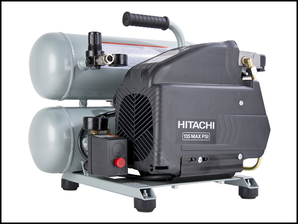 Hitachi EC99S Professional Twin Stack Air Compressor
