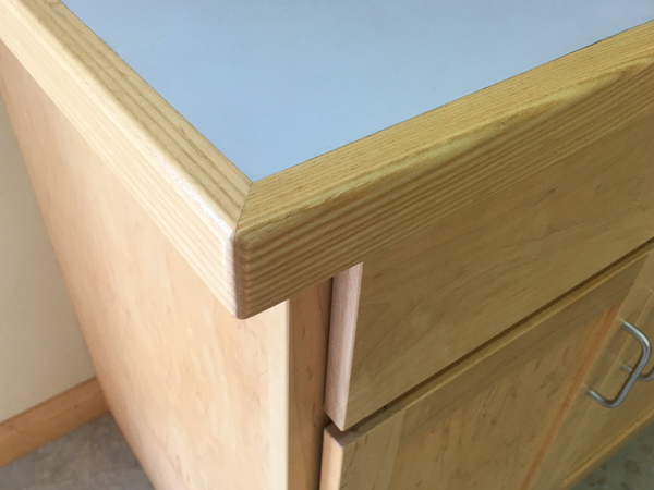 How To Hide Countertop Glue Lines Router Profile Woodworker S