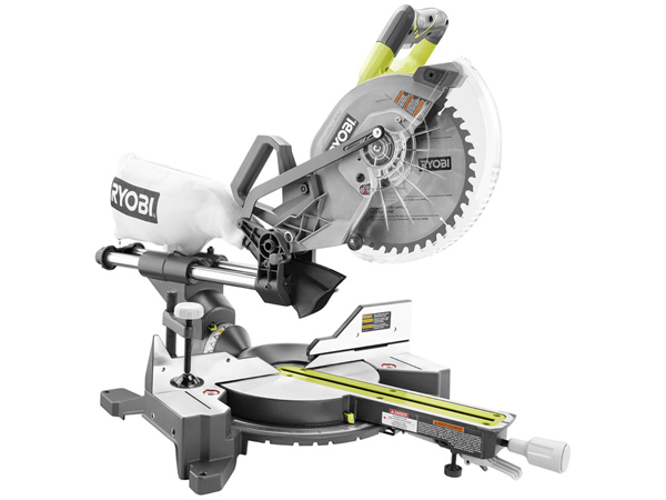 RYOBI 18V ONE+ONE 10-in. Dual Bevel Sliding Miter Saw