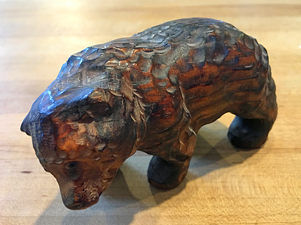 Best Finish for a Bear Carving?