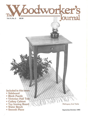 Woodworker’s Journal – September/October 1985