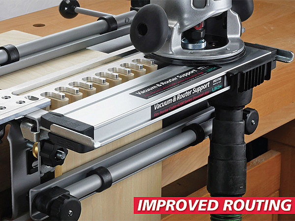 Leigh Vacuum & Router Support