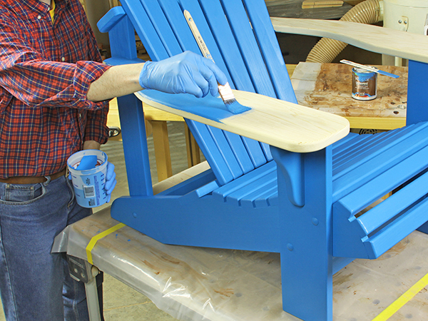 Paint Non Pigmented Outdoor Project Bench Woodworker S