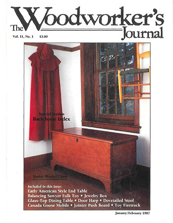 Woodworker’s Journal – January/February 1987