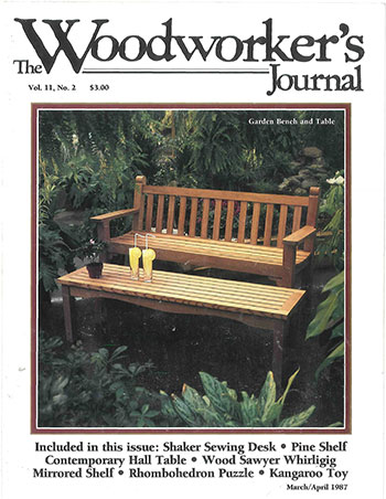 Woodworker’s Journal – March/April 1987