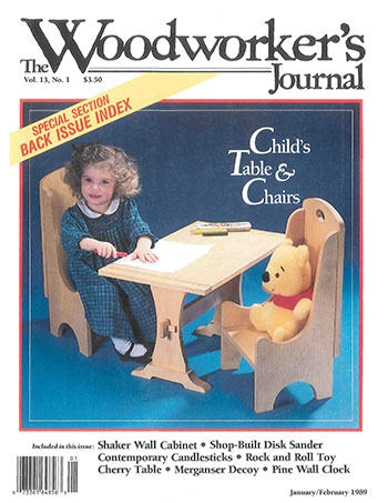 Woodworker’s Journal – January/February 1989