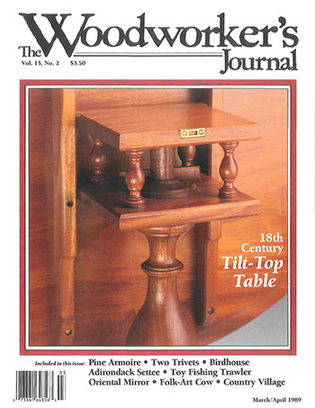 Woodworker’s Journal – March/April 1989