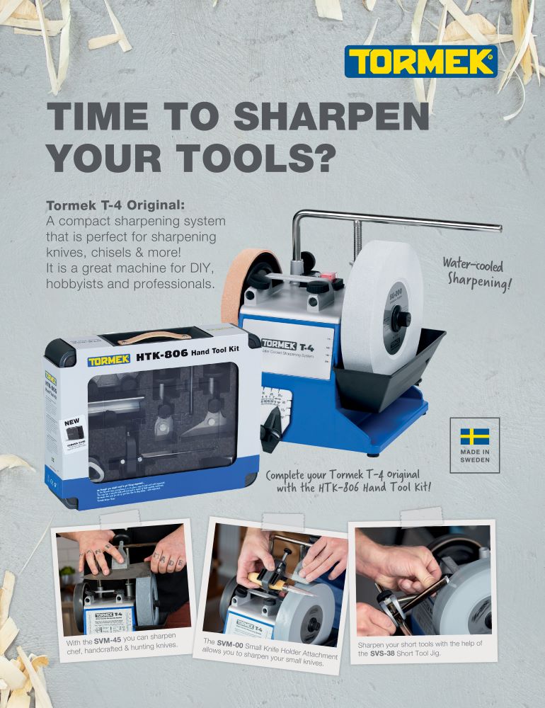 Tormek - Time to Sharpen Your Tools
